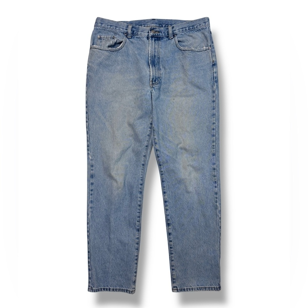 FACONNABLE Light Wash Relaxed Fit Jeans VINTAGE 38x32
